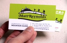 Matt Reynolds Mountain Guiding