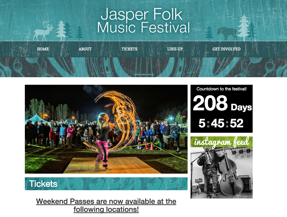 Jasper Folk Music Festival